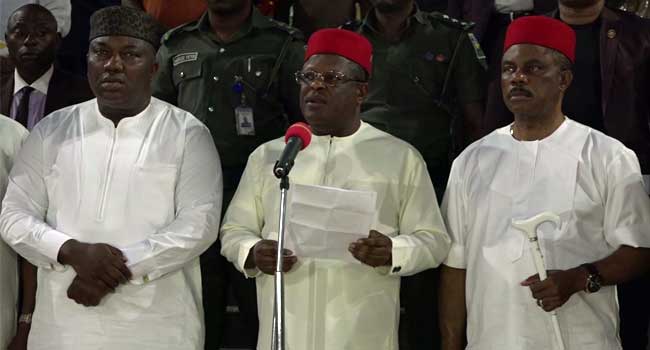 South-East Governors threaten Nnamdi Kanu
