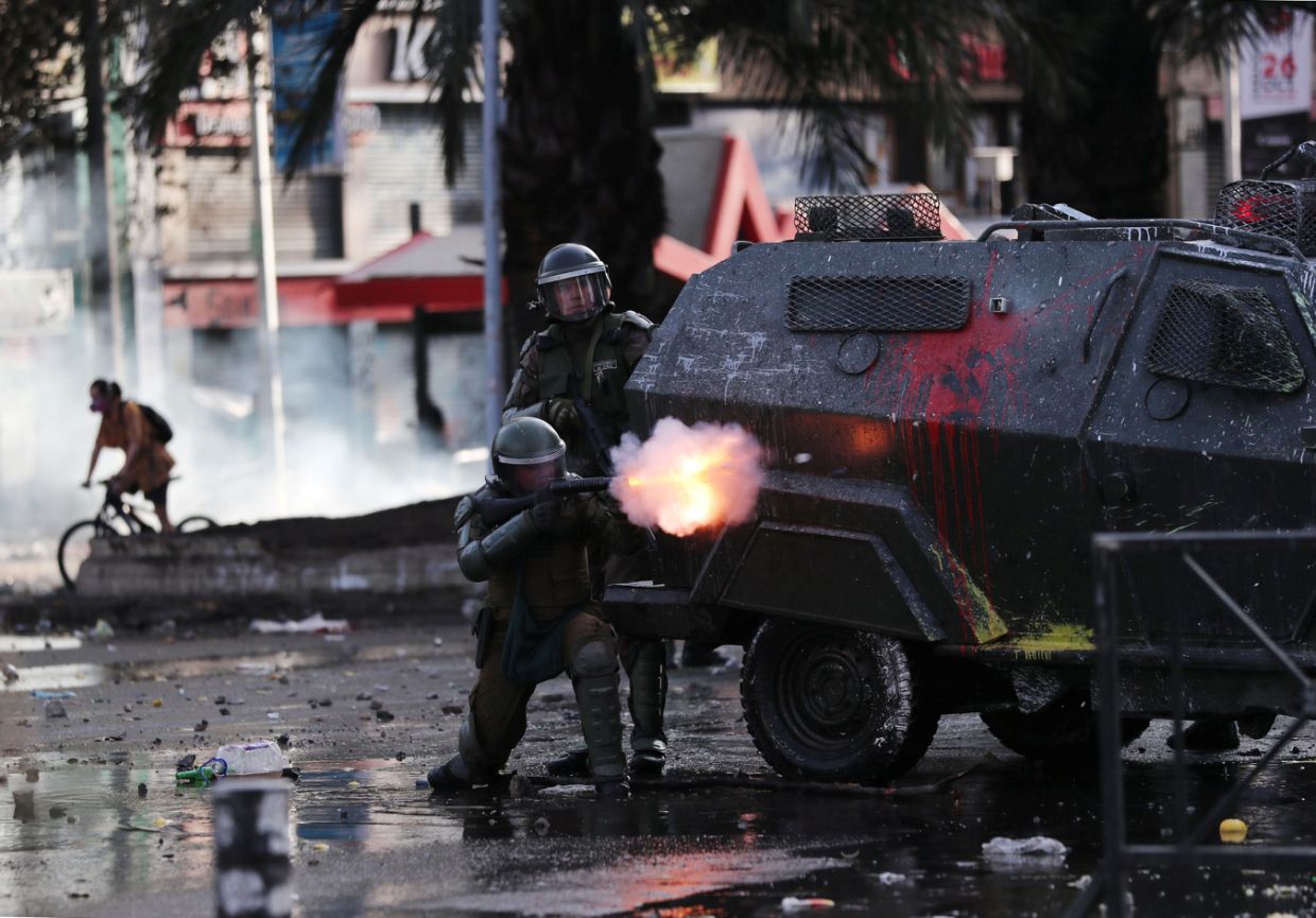 Chile Police Accused Of Using Excessive Force On Protesters