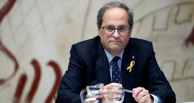 End Violence Now; Barcelona Is Burning - Catalan Leader
