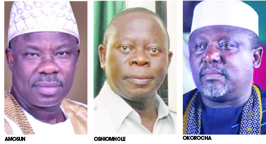 Suspension: APC Stuck Over Amosun, Okorocha, Others