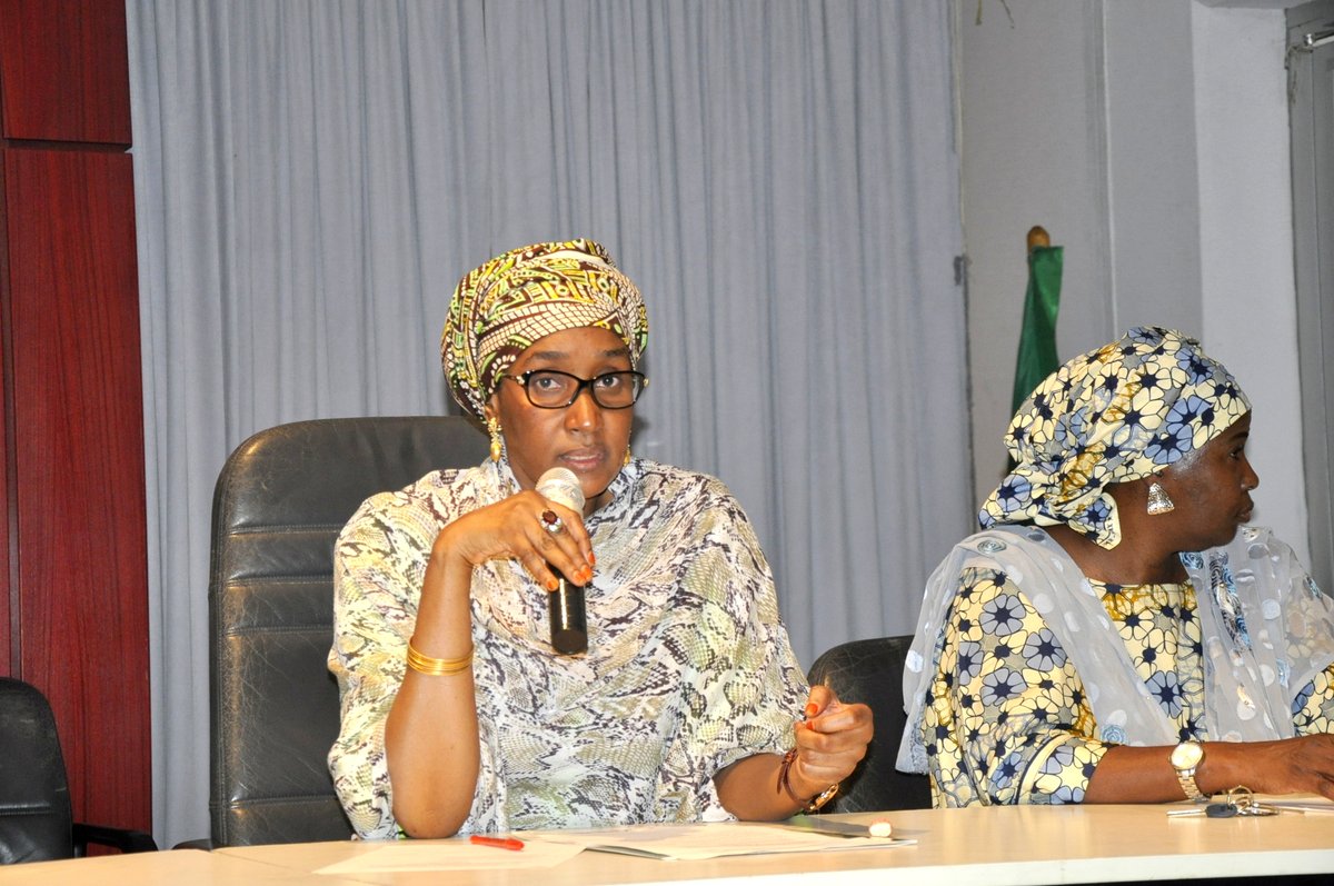 Sadiya Umar-Farouq Visits Scene Of Onitsha Market Fire