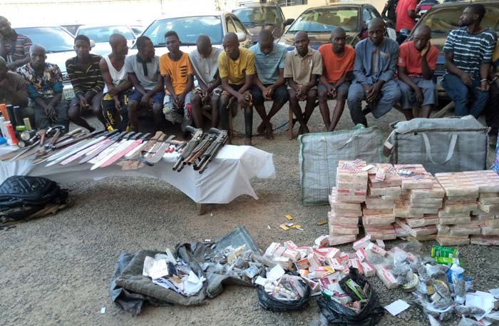 Police Parade 49 Suspects For Kidnapping And Other Crimes
