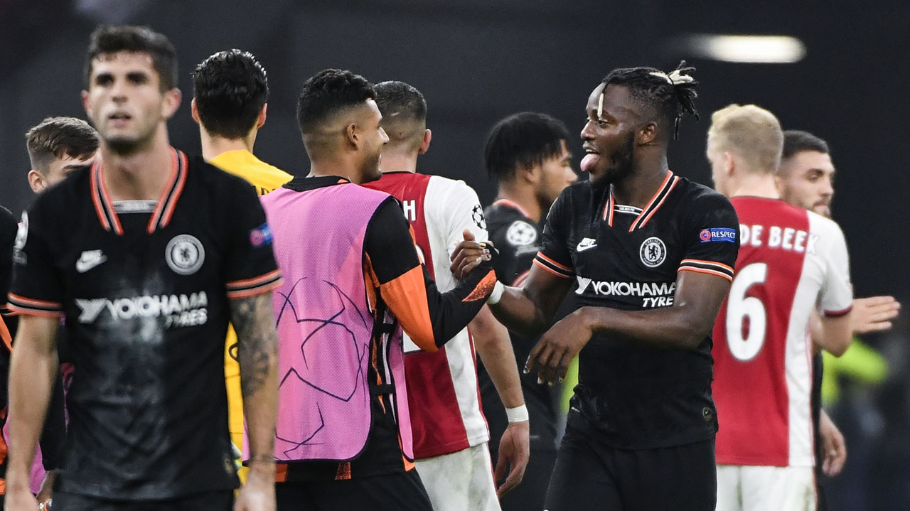 Batshuayi Secured The Winning Goal For Chelsea Against Ajax