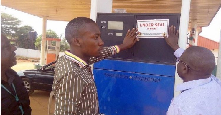 DPR Seals Filling Station In llorin Over Damaged Pumps
