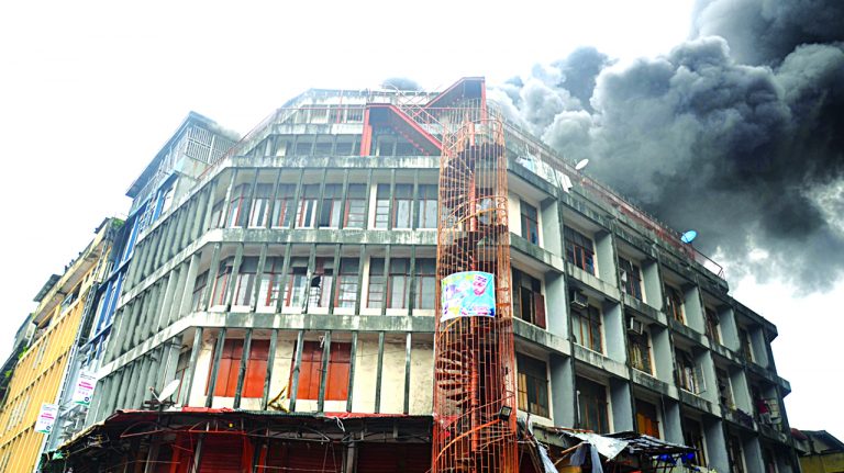 Traders Count Losses As Fire Guts Balogun Market In Lagos