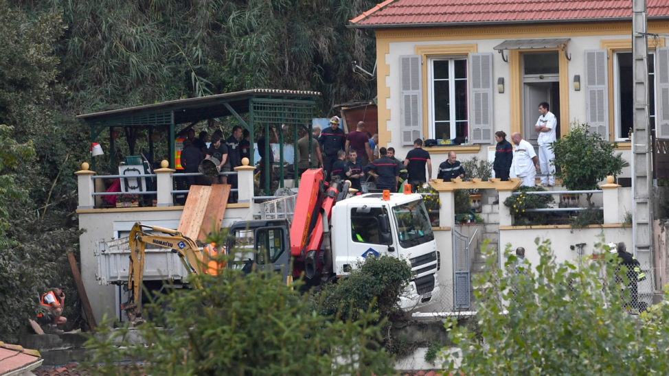 Woman Found Dead In Landslide After Storm Batters France