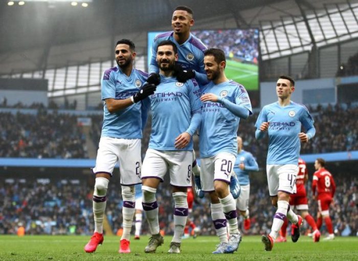 Manchester City players