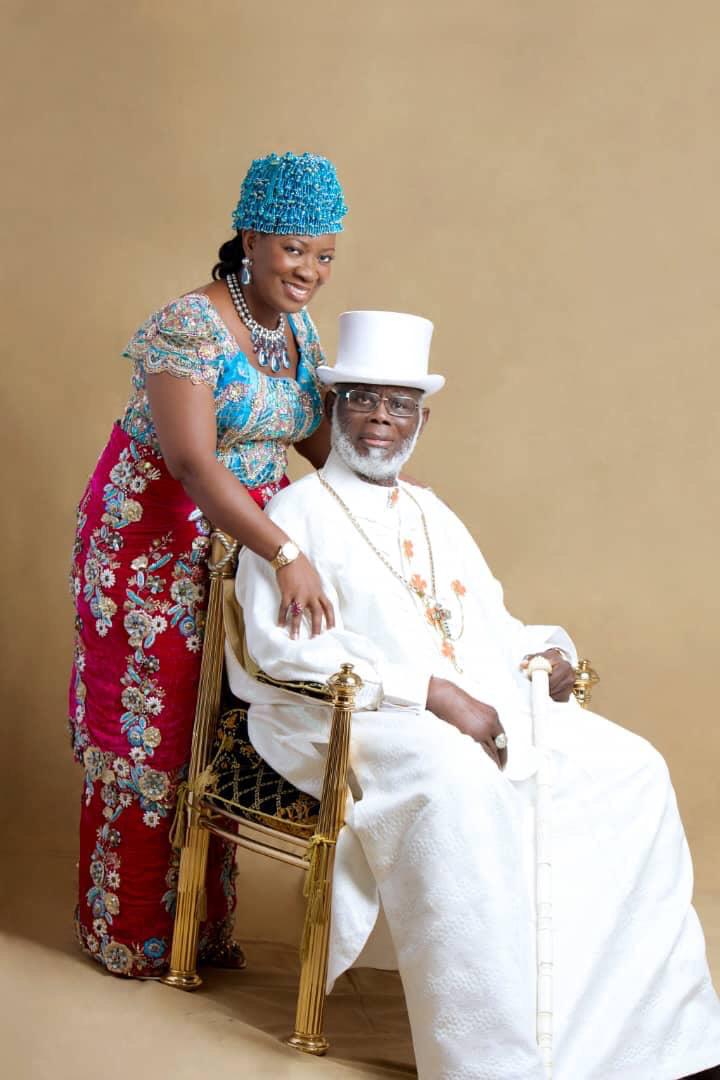 Late High Chief Olu Benson Lulu-Briggs and wife, Mrs Seinye O. B. Lulu-Briggs
