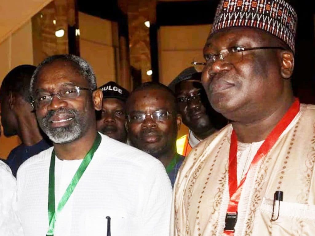Senate President, Ahmed Lawan and the Speaker of the House of Representatives, Femi Gbajabiamila