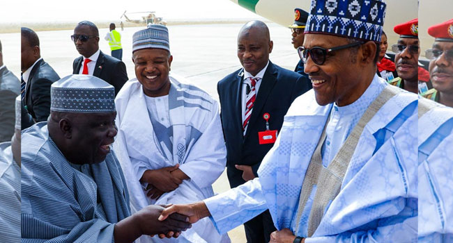 Buhari Arrives Kebbi For Argungu Fishing Festival