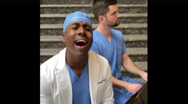 Meet Young Black Doctor Who Sings For COVID-19 Victims
