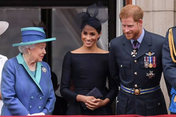 Queen Elizabeth Takes Prince Harry & Meghan To Church