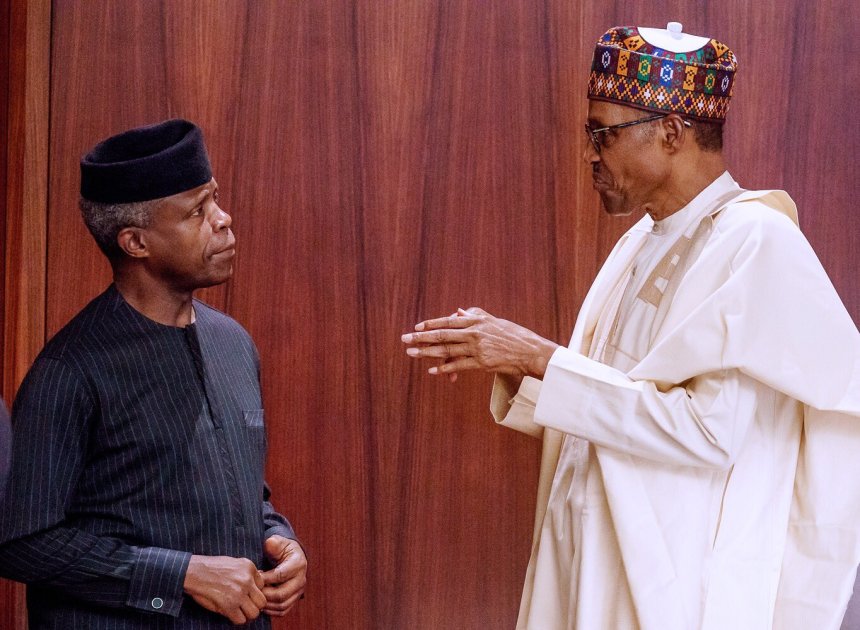 Buhari, Osinbajo Are Earning Half Salaries - Presidency