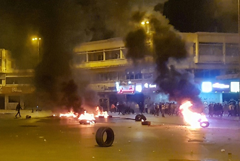 Lebanese Protesters Back On The Streets As Economy Falls
