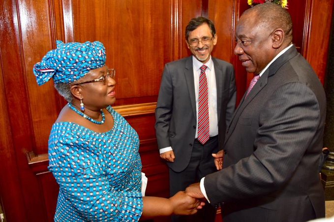 Ramaphosa Gives Okonjo-Iweala Another Job, As AU Envoy
