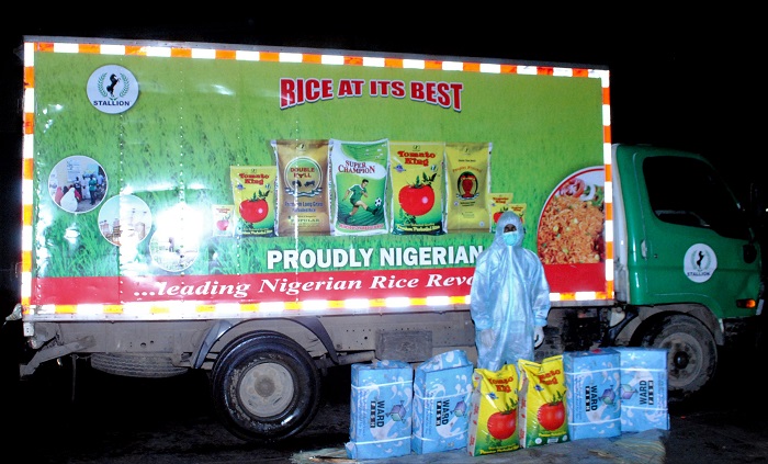 Stallion Group Donates Rice, Fish As Palliatives
