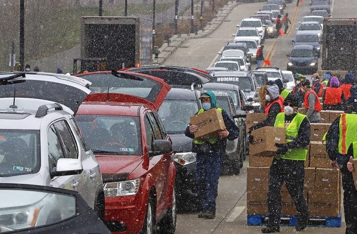 Thousands Of Hungry, Jobless Americans Beg For Food
