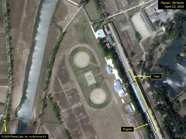 Train Likely Belonging To Kim Jong-Un Seen At Resort Town