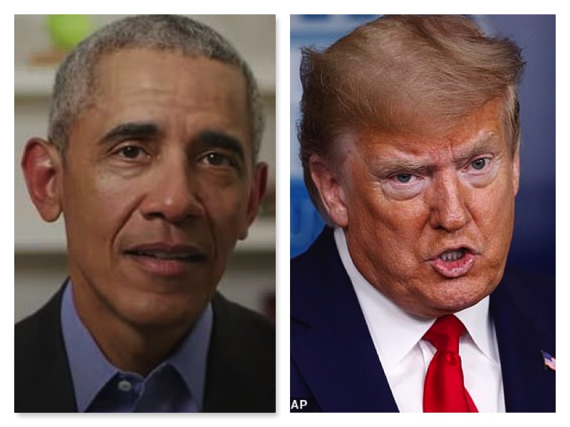 Obama Hits Trump Again On Pandemic Management