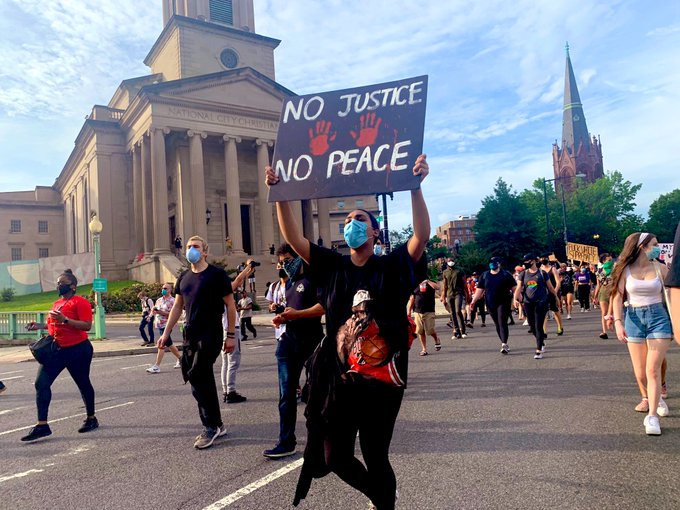 Trump Promises ‘Vicious Dogs, Most Ominous Guns’ To WH Protesters
