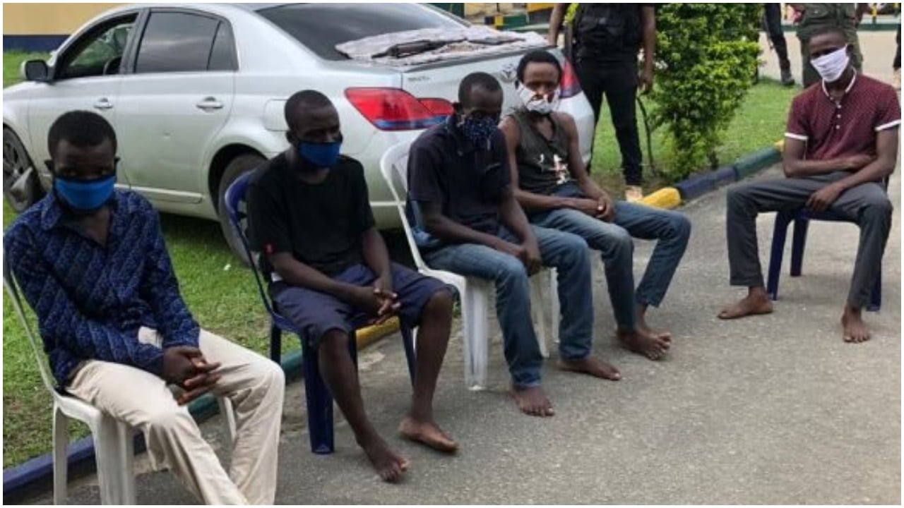 UNIPORT Students’ Killers Paraded After Buhari’s Reaction