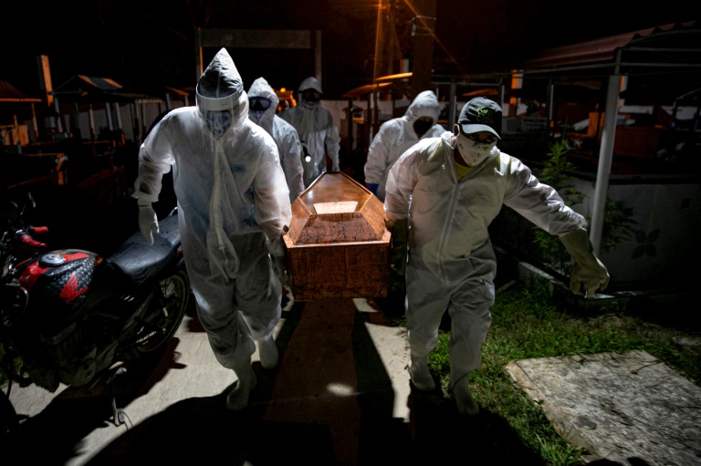 World virus cases top 6 mn as Brazil toll surges
