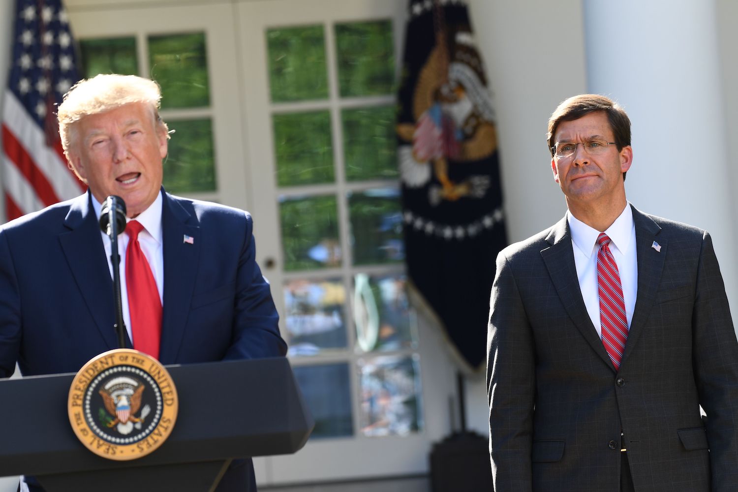 Defense Chief Esper Counters Trump On Using Armed Forces
