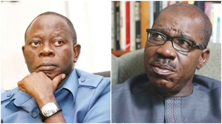 Oshiomhole, Obaseki’s Naked Brawl