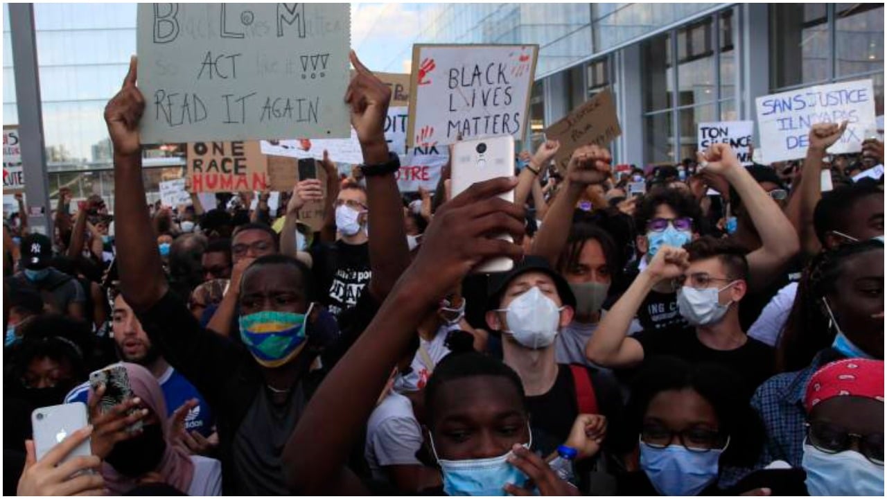 Thousands Protest In Paris Over Death Of Black Frenchman