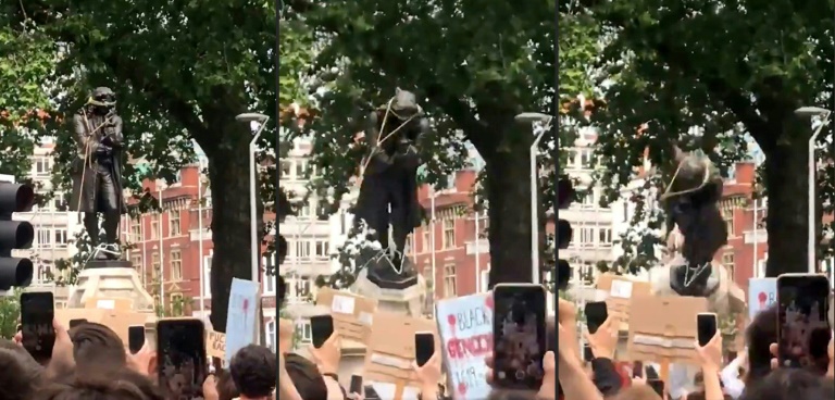 UK anger at toppled slave trader statue but few want it back