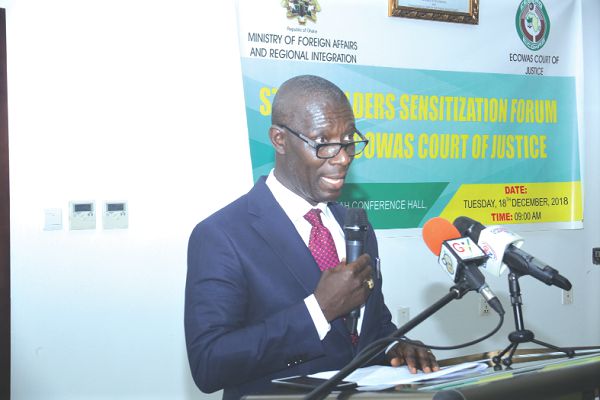 ECOWAS Court President Asante, Vice Ouattara Re-Elected