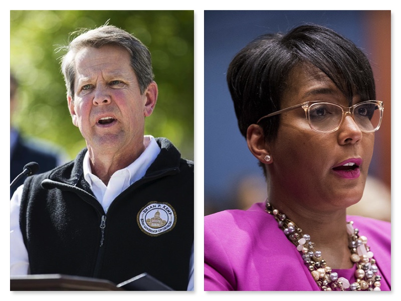 Georgia Gov Sues Atlanta Mayor For Making Face-Masks Mandatory