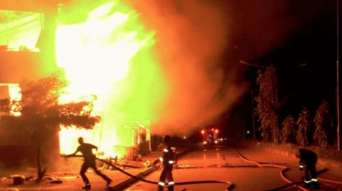 Midnight Fire Guts Ajao Market In Lagos