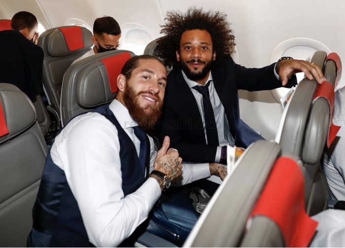 Real Madrid Players Land In Manchester For Crunch Match