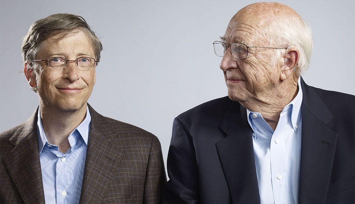Bill Gates and His Father Bill Gates Sr.