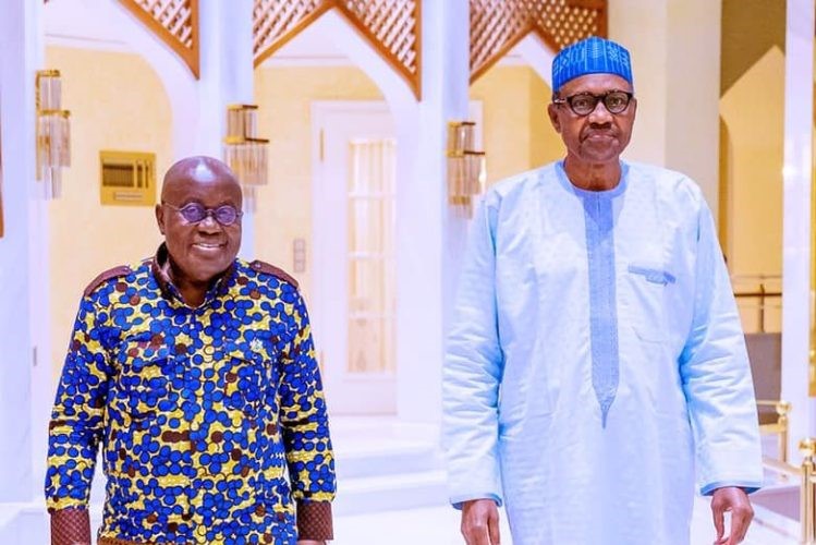 Buhari, Akufo-Addo meet behind ‘closed-door’ in Aso Villa