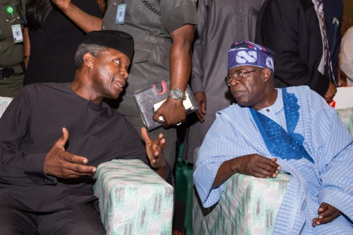 Pressure Mounts On Tinubu To Back Osinbajo For 2023 Presidency