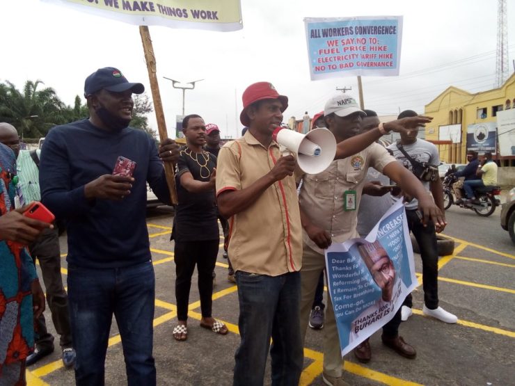 RevolutionNow Group Protest Electricity, Petrol, DSTV Hike