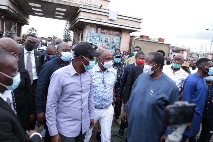 Sanwo-Olu, Amaechi visit scene of train, vehicles collision