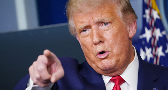 President Trump Blames His Lawyer, Giuliani For Impeachment