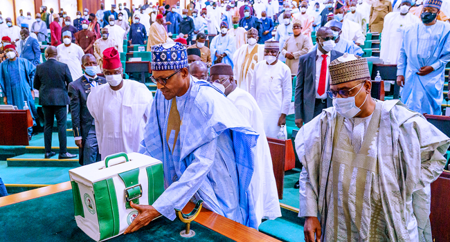 Buhari presents proposed 2021 budget, lists 2020 achievements