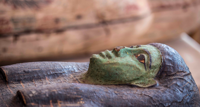 Egypt Displays Coffins Buried 2,500 Years Ago