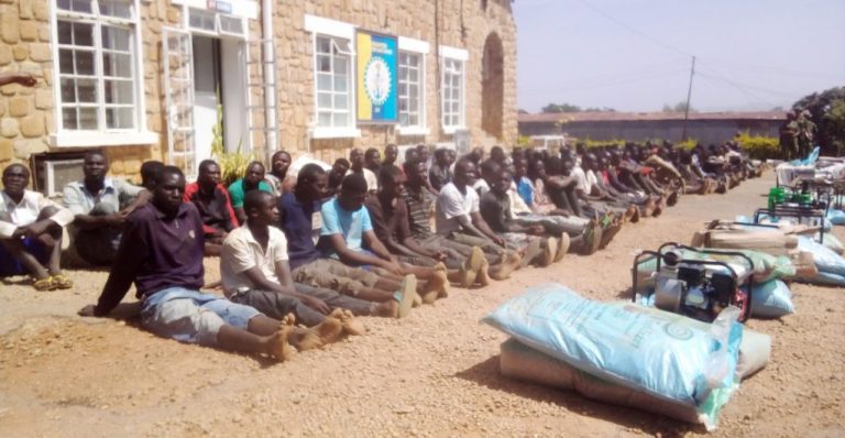 Military apprehends 123 palliative looters in Jos