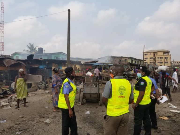 62 Shops, Houses Destroyed In Lagos Market Fire Outbreak