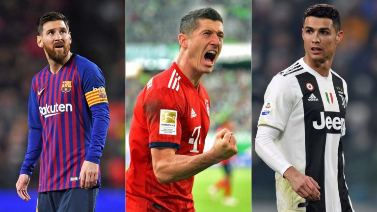 Ronaldo, Messi, Lewandowski Make UEFA Team Of The Year