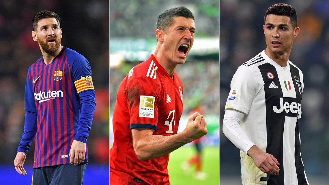 Ronaldo, Messi, Lewandowski Make UEFA Team Of The Year