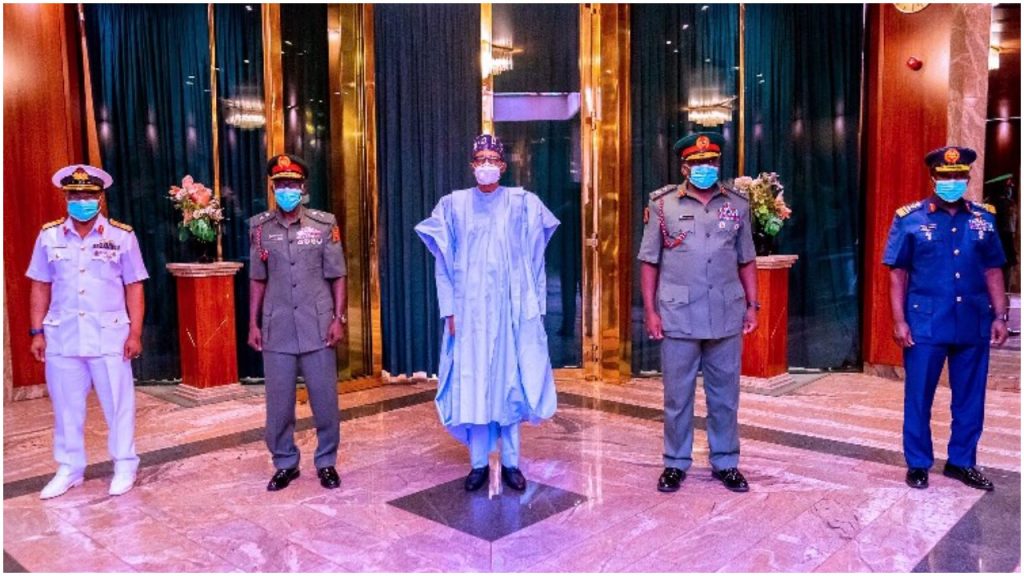 Buhari Sets Agenda For New Service Chiefs