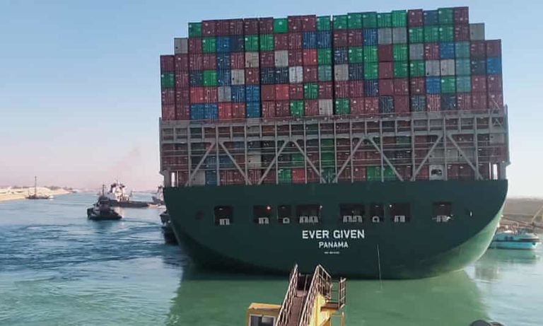 Hopes Rise As Ever Given Partially Refloated In Suez Canal