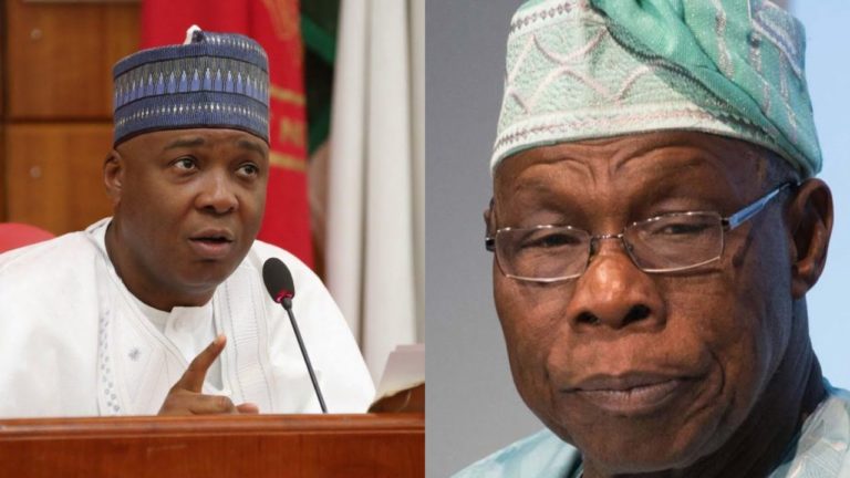 Obasanjo, Saraki Meet Behind Closed-Doors
