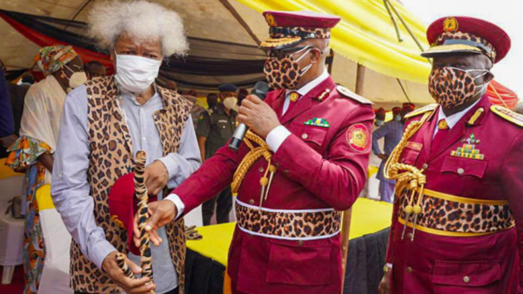 Ogun Will Strike If You Abuse Your Uniform – Soyinka To Amotekun